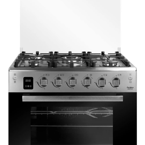 Cuisinière perfetta inox Ventilée 4 feux et 5 feux 