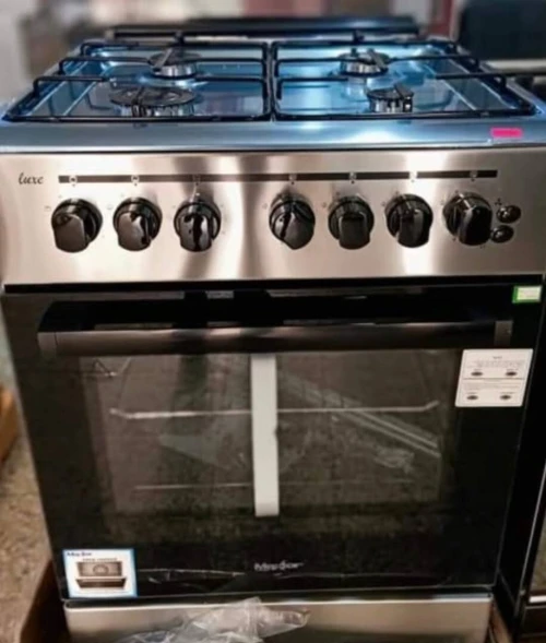 Cuisinière Maxtor 4 FEUX INOX Ventilée Catalysée