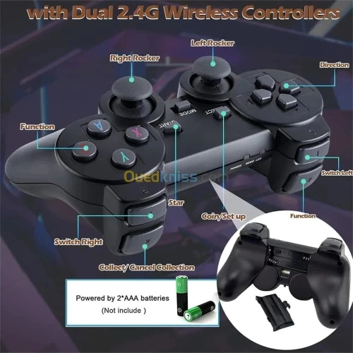  GAME STICK LITE 4K WITH 2.4G WIRELESS CONTROLLER GAMEPAD