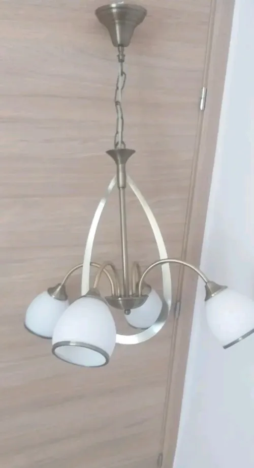Lustre bronze 4 lampes