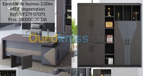 ENSEMBLE DE BUREAU 2M