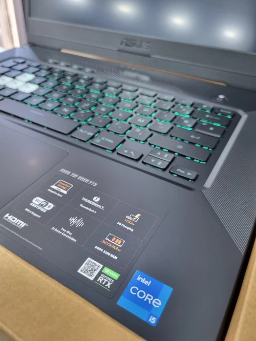 ASUS TUF F15 15.6 144HZ I5-11300H 16GB 512SSD RTX 3050
