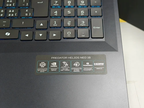 ACER PREDATOR HELIOS 18 I9 14900HX 32GB 1TB SSD RTX 4060 8GB 140W 18" QHD 165HZ NEUF SOUS EMBALLAGE 