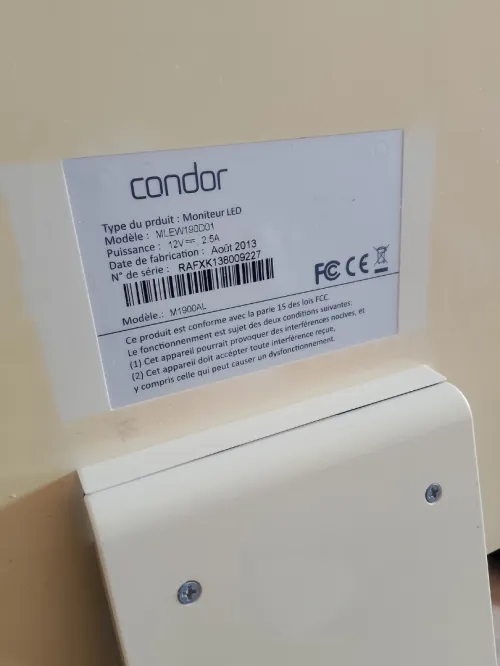 Ecran Condor 19"