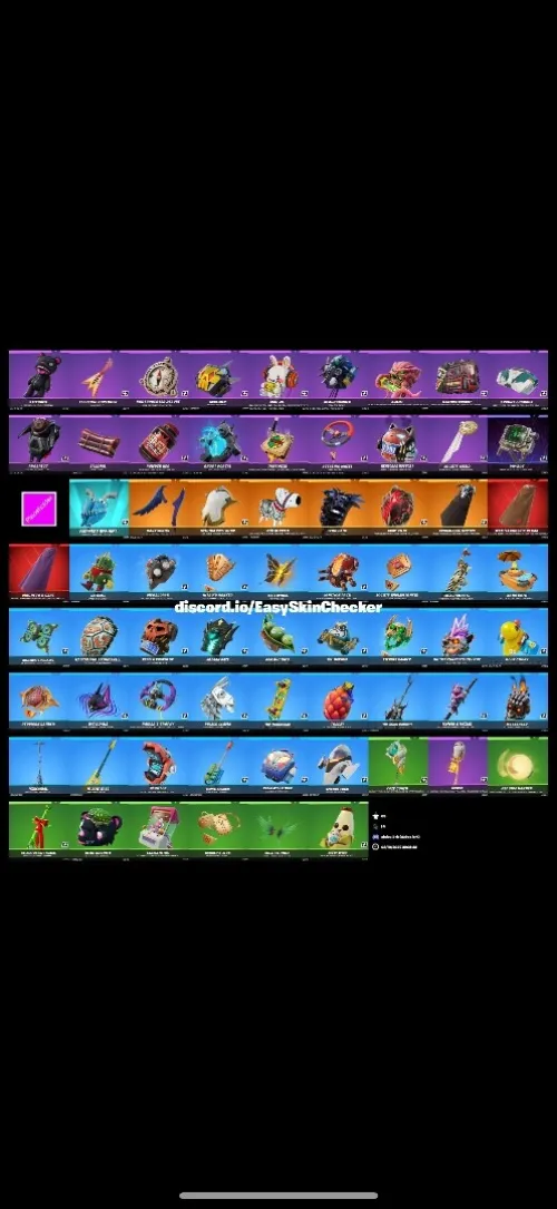 Compte fortnite 31 skins + 550 v-bucks