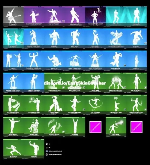 Compte fortnite 50 skins + 450 vbucks