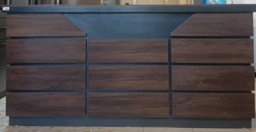 Ensemble d'importation 3pcs (Bureau + retour + caisson centralisé)