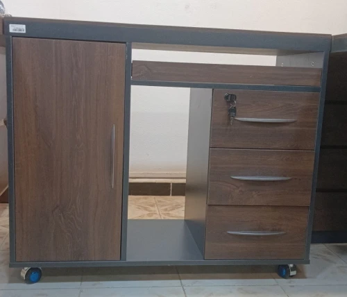 Ensemble d'importation 3pcs (Bureau + retour + caisson centralisé)