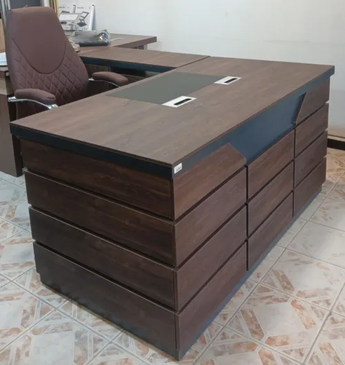 Ensemble d'importation 3pcs (Bureau + retour + caisson centralisé)