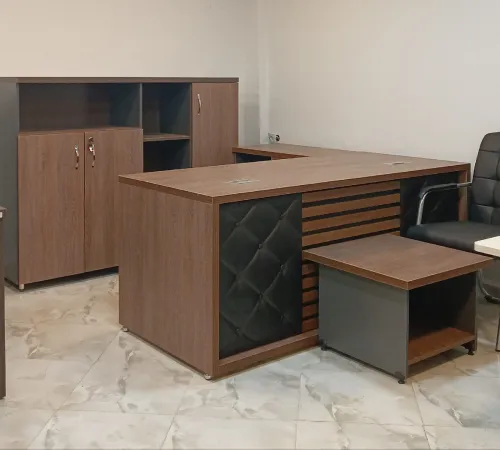 Ensemble de bureau 180 cm mélamine h1