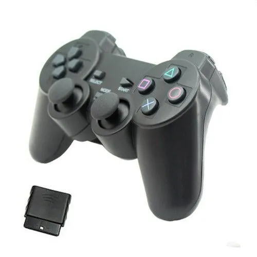 Manette de jeu sans fil 3 en 1 DUAL SHOCK (PC/PS3/PS2)