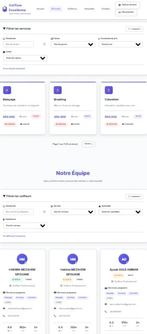 Création de site / Application web.