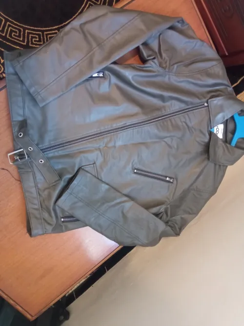 Veste semi-cuire 