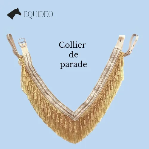 Matériel équitation collier de parade كوليي تزيين 