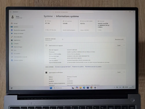 PC portable/Laptop Bvate B9 16" Léger | i3-1000G4 | 16 Gb | 512Gb | Win11