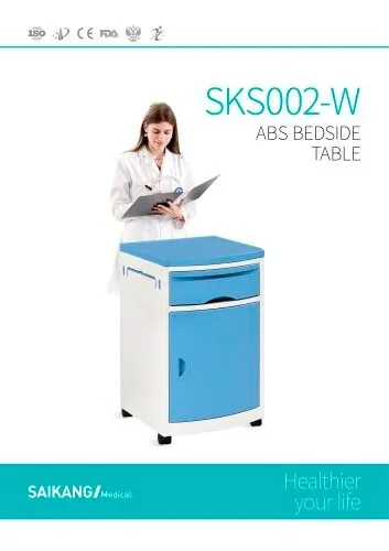 TABLE DE CHEVET MÉDICALE EN ABS 