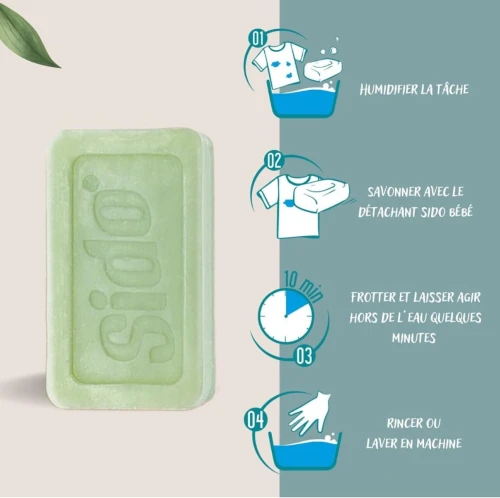 SAVON SIDO (DETACHANT Linge Bébé)