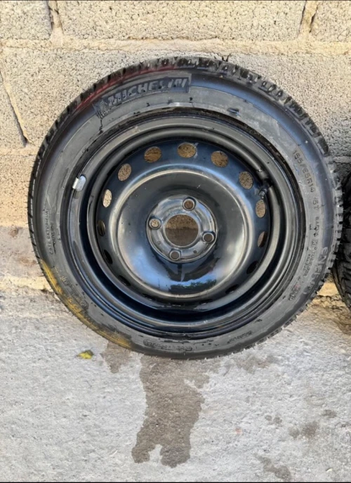 4 roue (gent +pneu) michelin 155/65R14
