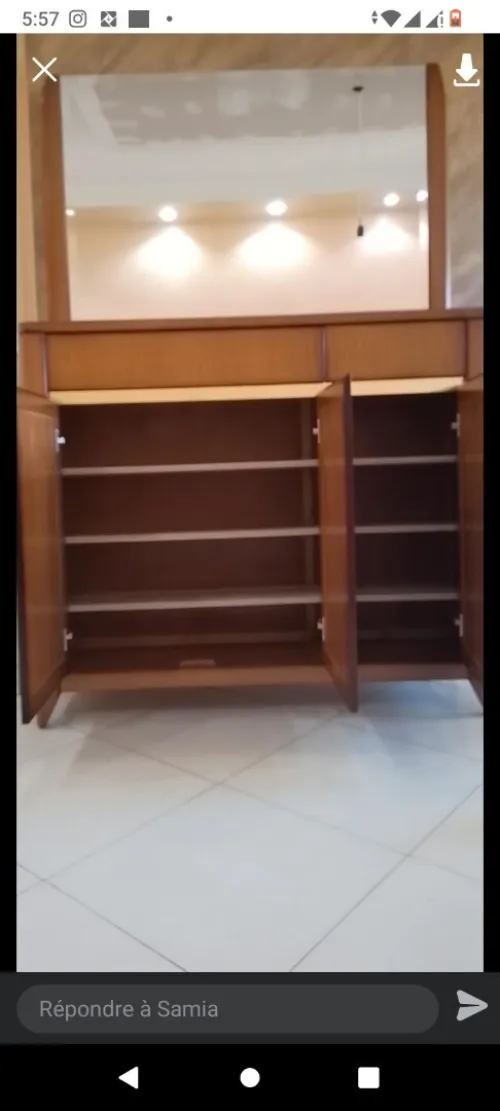 Porte chaussures hêtre