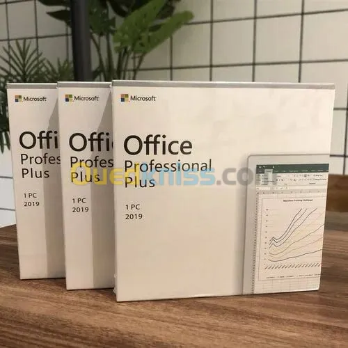 Licence Microsoft Office 2019 Pro Plus | Coffret, Carte ou Digital | Clé Officiel