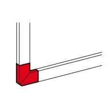 Angle intérieur goulotte H35 - Blanc