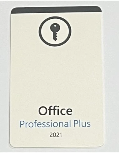 LICENCE MICROSOFT OFFICE 2021 / 2019 PRO PLUS COFFRE ET CARTE POUR ENTREPRISE