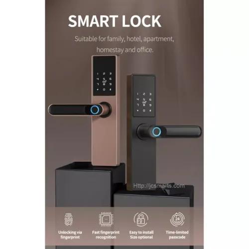 Serrure De Porte Electronique WiFi Intelligente à Empreinte