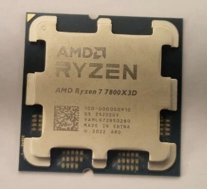 Cpu rayze 7 7800X 3d