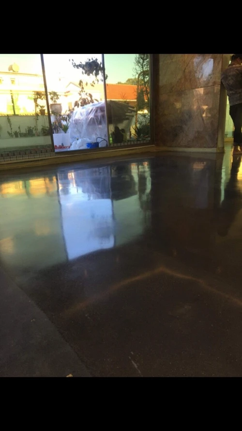 Béton poli