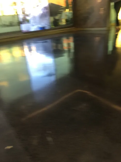Béton poli