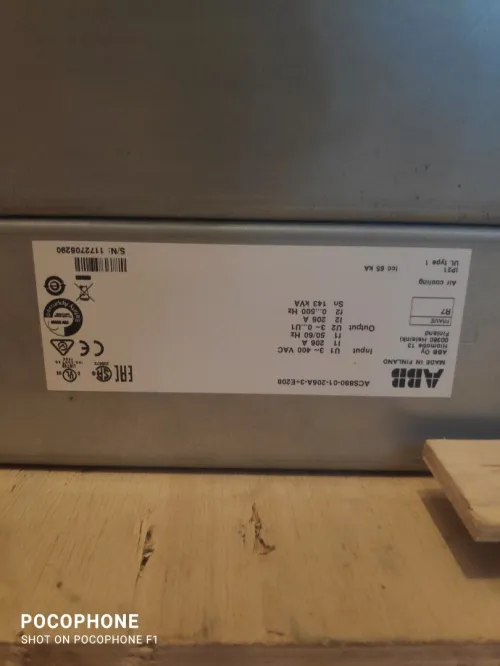 Variateur De Vitesse ABB