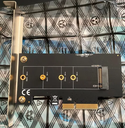 CARTE PCI EXPRESSE M2 NVME