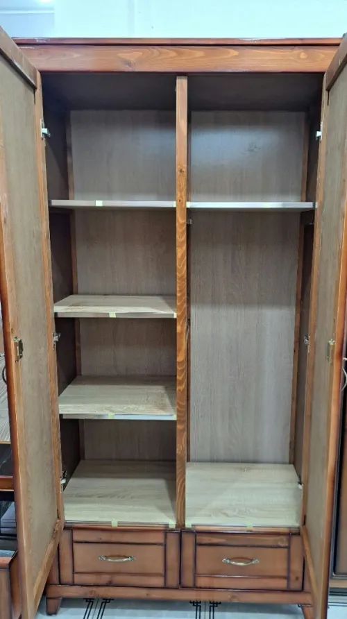 Armoire 2p bois rouge panou 1.10 m