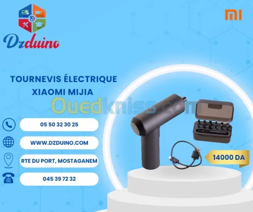 Tournevis électrique Xiaomi Mijia avec embouts de vis 12 pièces S2 3.6V 2000mah