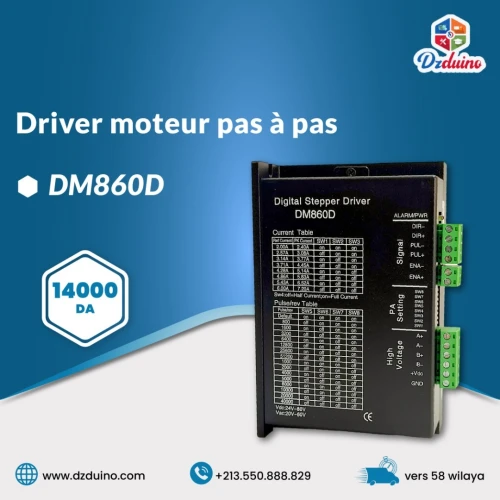  Carte de pilotage de moteur pas à pas Multi-axes CNC, TB6600 (4axis)