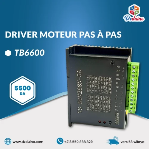  Carte de pilotage de moteur pas à pas Multi-axes CNC, TB6600 (4axis)
