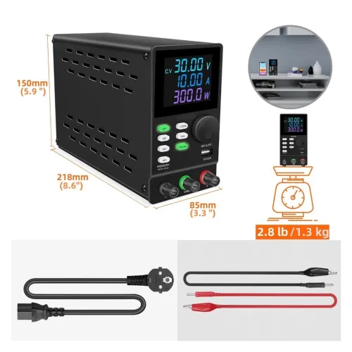 SPPS605D-232 60V 5A Alimentation à découpage DC programmable