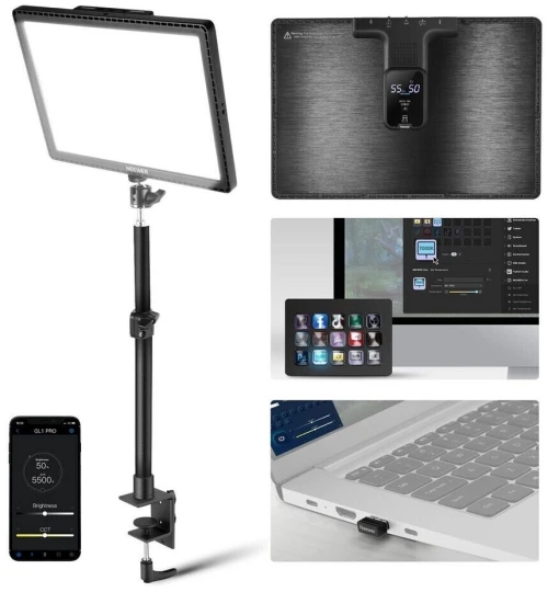 LAMPE LED NEEWER GL1 PRO 15.5 POUCES - LUMIERE STUDIO PROFESSIONNELLE