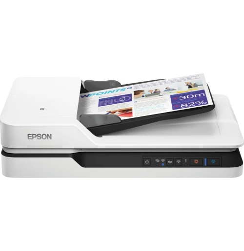 Epson WorkForce DS-1660W - Scanner A Plat A4 Recto Verso - Chargeur Document