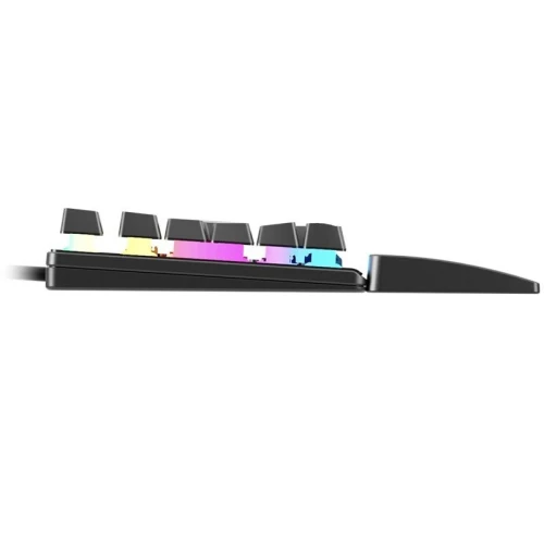 TEMPEST DOOM BLAZE RGB - CLAVIER GAMING RÉTROÉCLAIRÉ - MÉTAL - REPOS POIGNET - ANTI-GHOSTING - BLACK