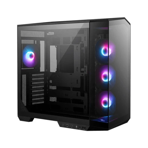 MSI MAG PANO 100R PZ - BOITIER MOYEN TOUR - VERRE TREMPÉ - 4 FAN ARGB - POUR MSI PROJECT ZERO -BLACK