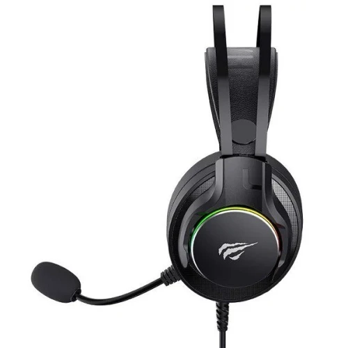 HAVIT H2007U BLACK - CASQUE GAMING FILAIRE USB 7.1 - HAUT-PARLEURS 40MM - SON SURROUND - MICROPHONE FLEXIBLE - RGB - BLACK