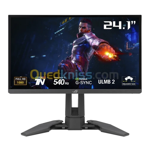 ASUS ROG SWIFT PRO PG248QP - 24" LED FHD - DALLE TN - 540HZ - 0.2MS - G-SYNC - HDMI/DP - NOIR