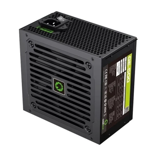 ALIMENTAION GAMEMAX GE-500-500W AC FULL RANGE 100-240V ATX 20 4PIN ATX 20 +4PIN CPU 4 PCI-E 3X SATA NOIR