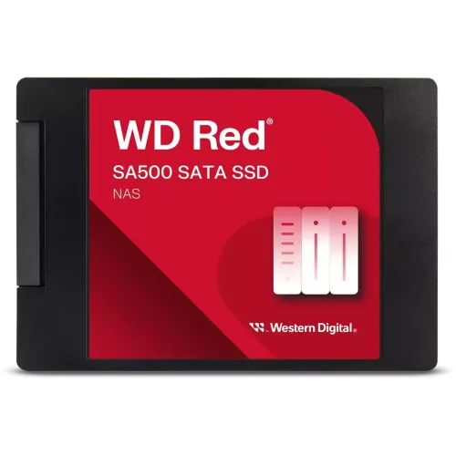 WESTERN DIGITAL RED SA500 - 500GB SSD SATA 2.5 - 6GB/S - 560MB/S - NAS 3D NAND - SYNOLOGY - BLACK