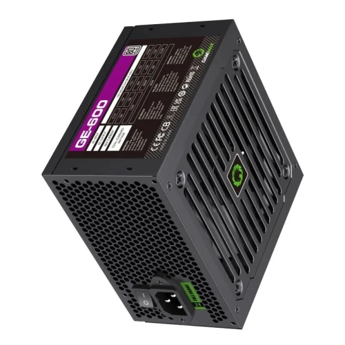 GAMEMAX GE-600 - ALIMENTATION 600W - FULL RANGE - PC DESKTOP GAMING - FAN SILENCIEUX - BLACK