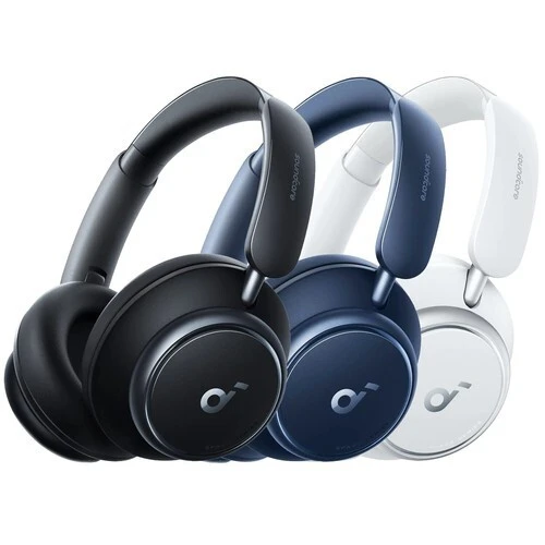 SOUNDCORE BY ANKER SPACE Q45 - CASQUE SANS FIL - ANC AUDIO - LONGUE AUTONOMIE - BLACK & WHITE