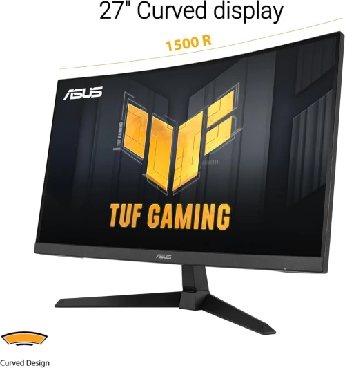 ECRAN ASUS TUF VG27VQM1B - GAMING 27" FHD - CURVED - 280HZ - 1MS - DALL VA - ADAPTIVE SYN - BLACK