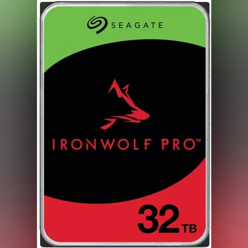 SEAGATE IRONWOLF PRO 32TO - Disque dur interne NAS HDD 3.5" SATA III - 7200 RPM - 512 MO CASH - RED - ST32000NT000