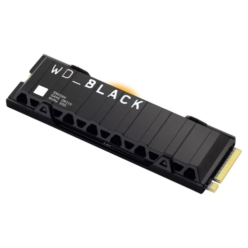 WD BLACK SN850X 1TB - SSD NVME PCIE GEN4 - 7300 MO/S - WITH HEATSINK - PC/CONSOL - 3D TLC - BLACK